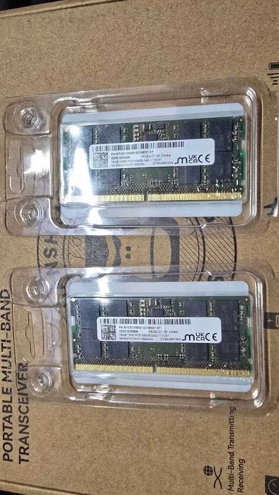 Pamięć Crucial DDR5 32GB 5600 CL46 SODIMM (2x 16GB) - Pamięci nowe, nieużywane!