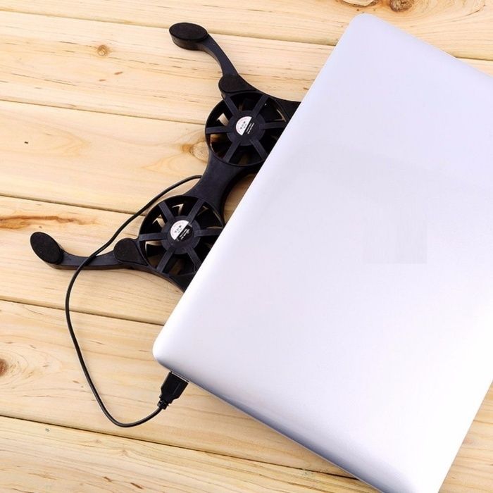 Wentylator chłodzący komputer laptop notebook nowy led usb podstawka