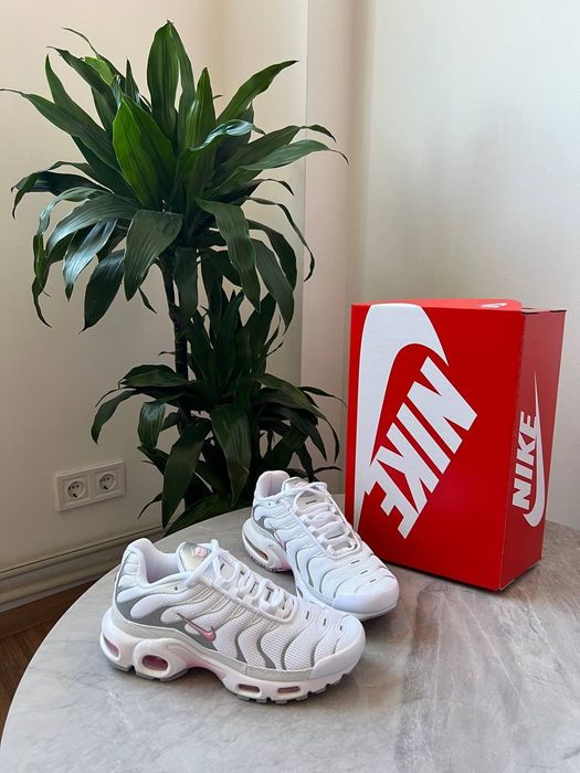 ТОП! Nike Air Max TN + White Pink , жіночі кросівки  , кросівки Найк