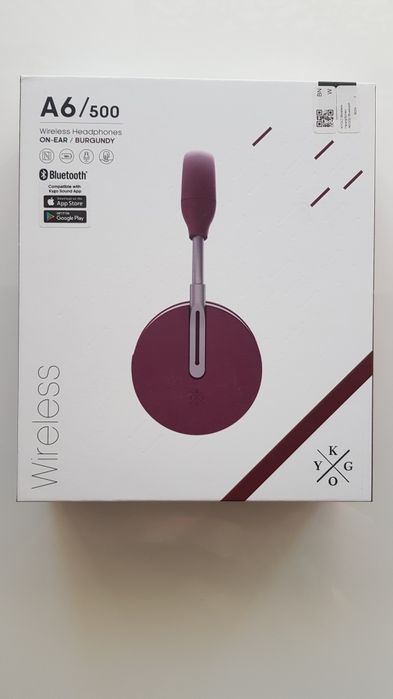 Słuchawki  bluetooth KYGO A6 500  Nowe