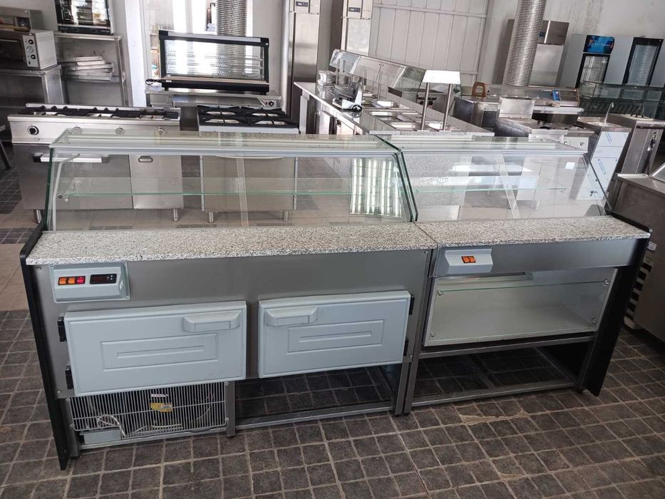 ACM1697 - Conjunto de Vitrines Refrigerada e Neutra - Usada