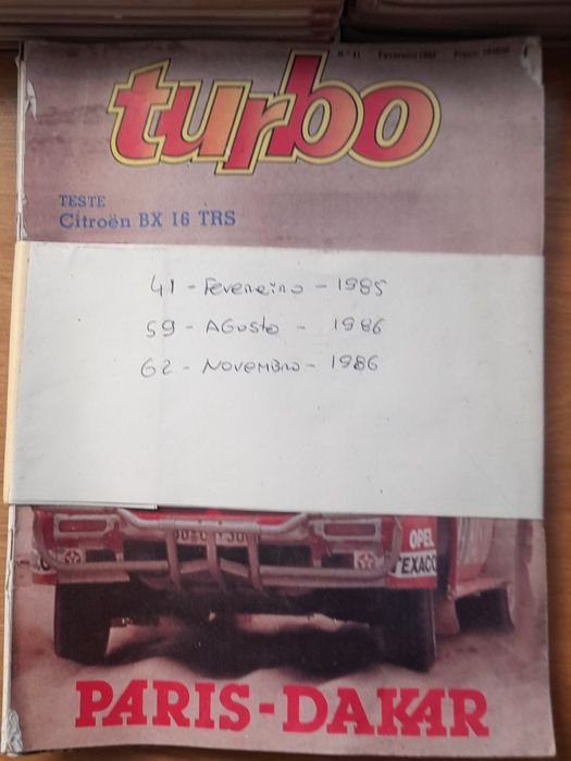 Revistas automóveis turbo