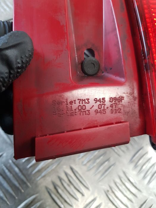 Lampa Prawa Tył 7M3945096F Vw Sharan I Lift 01R- Europa