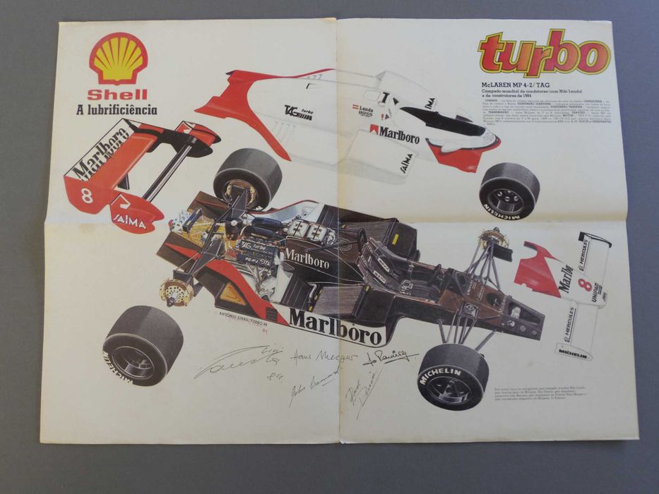 Posters Formula 1 Anos 80, Ayrton Senna Rookie
