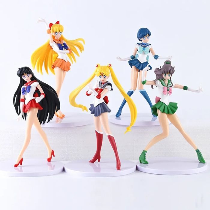 Saillormoon  Conjunto 5 figuras