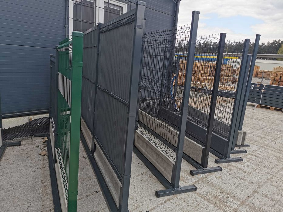 podmurówka płyta betonowa wibroprasowana gładka 30cm szara grafit