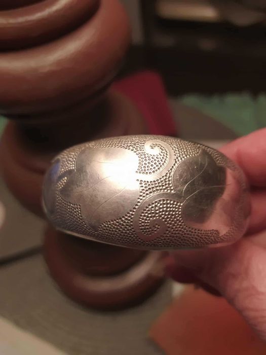 srebrna branzoletka , piękna