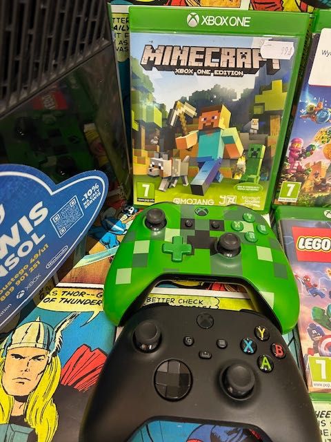 Xbox One + Zestaw Minecraft Lego+2x Pad Gwar 12m Szczecin Ufogames