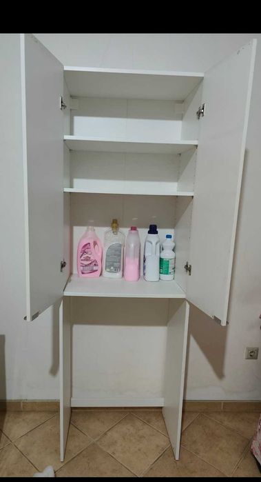 Armário para máquina de lavar