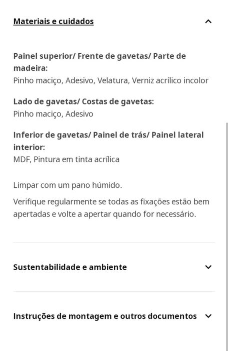 Secretária HEMNES + Aparador Branca