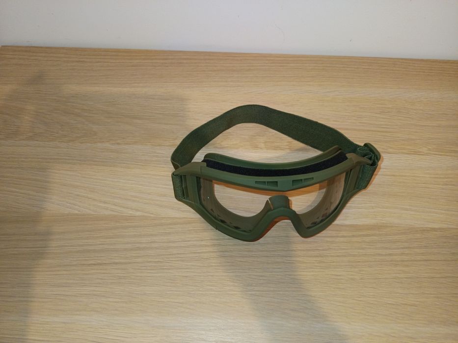 Gogle ochronne taktyczne zielone