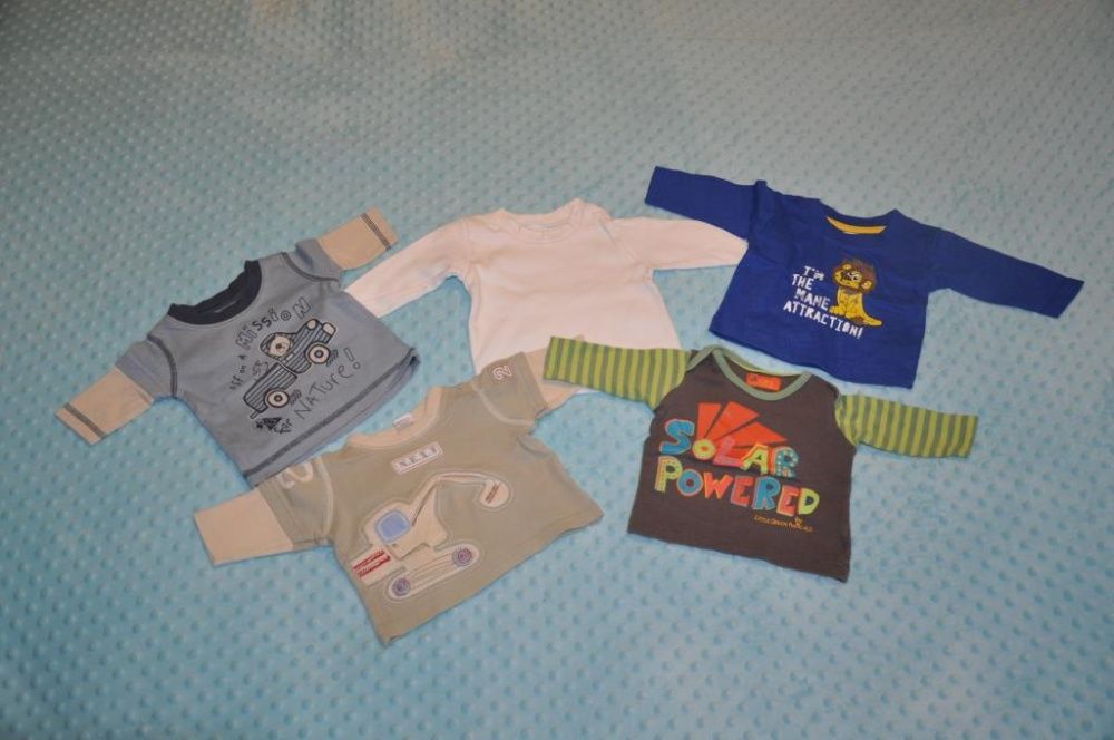 Paka ubranek dla chłopca 50-56cm 0-3m NEXT TU Adams GAP Disney George
