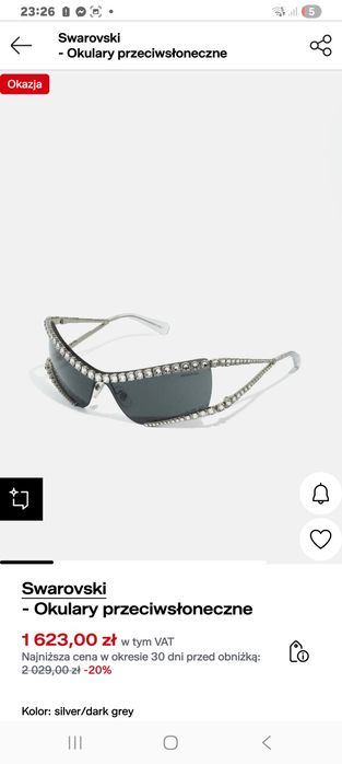 Okulary Swarovski