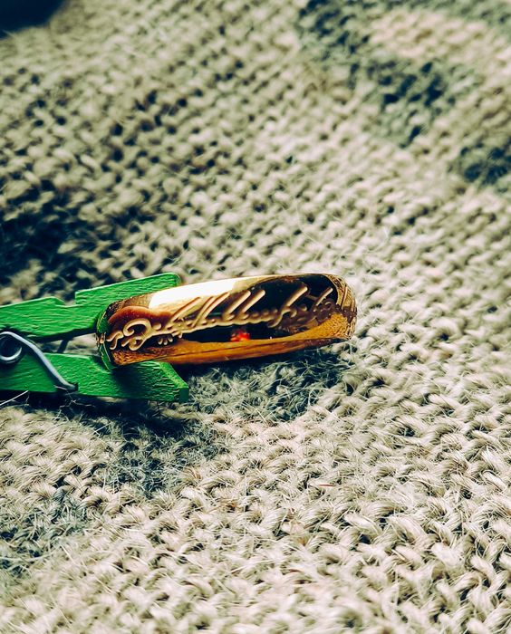 Ексклюзивне колекційне кільце Всевладдя з люмінесцентним написом