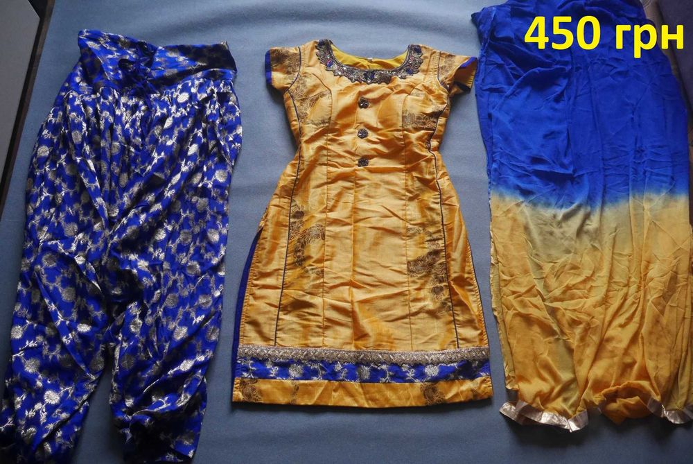 Размер 44-46. Индийский восточный костюм, анаркали, сари