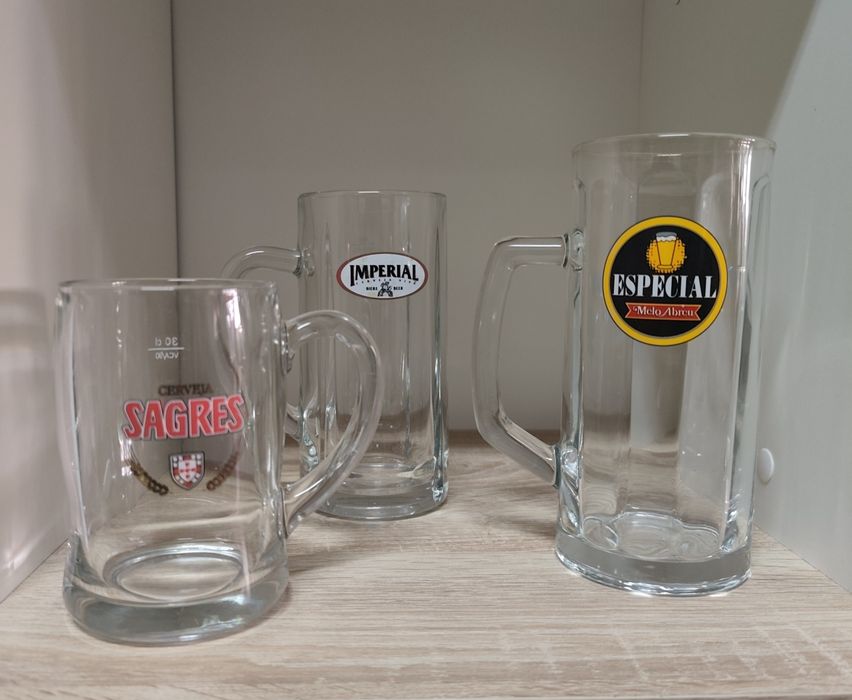 Caneca em vidro de marcas Cerveja para colecionadores