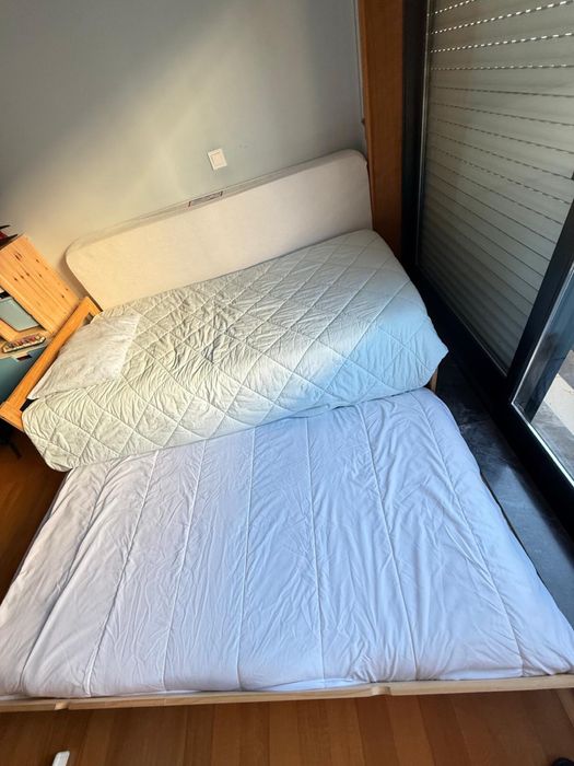 Cama criança para colchão 90 cm com gaveta