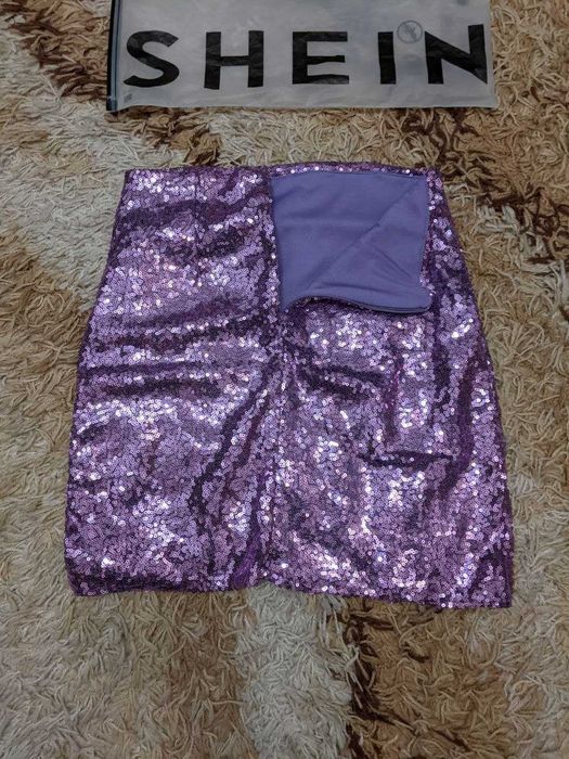 Спідниця Shein Юбка в паетках Новая с биркой W25-W27 XS - S святкова
