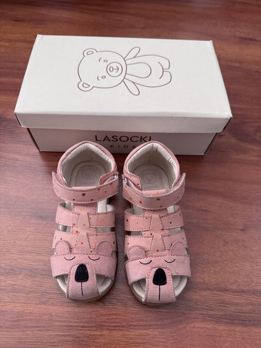 Sandały misie Lasocki kids skórzane