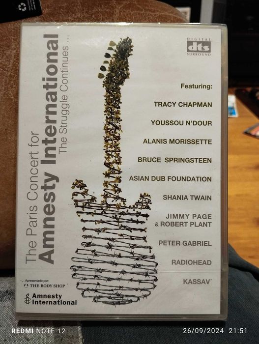 DVD - The Paris Concert for Amnesty International-1998