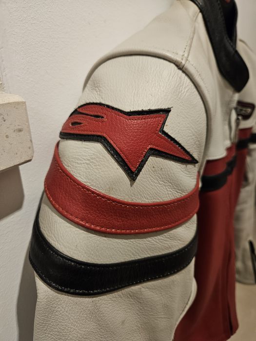 Casaco de mota de cabedal Alpinestars mulher