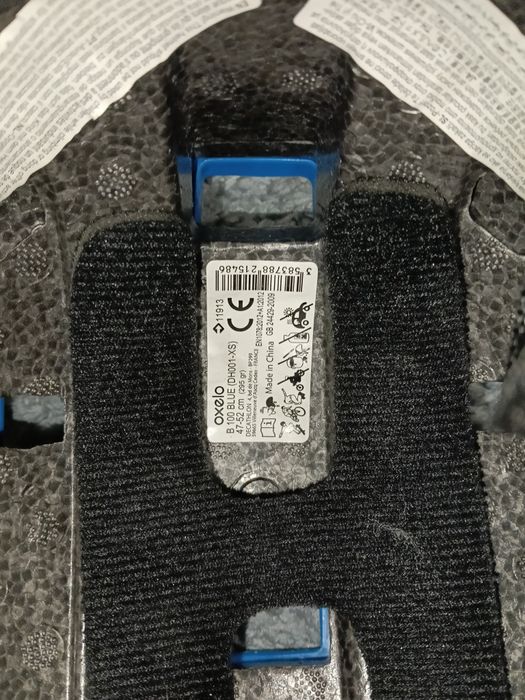 Kask Oxelo dziecięcy XS niebieski 47-52cm