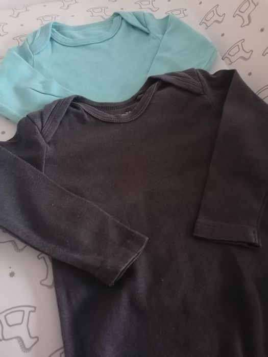 Body z długim rękawem zestaw 2 szt r. 74/80