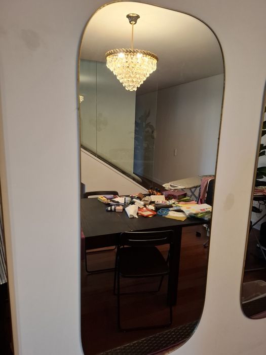 4 espelhos decorativos 37x90 cm