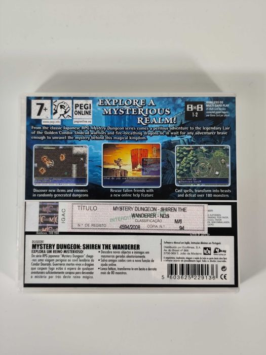 Mystery Dungeon: Shiren The Wanderer Nintendo DS