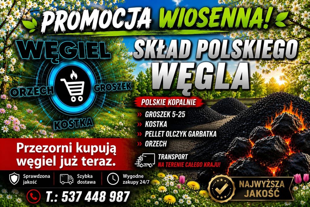 Slaski Wegiel Kostka Orzech Groszek 5-25 Pellet Olczyk