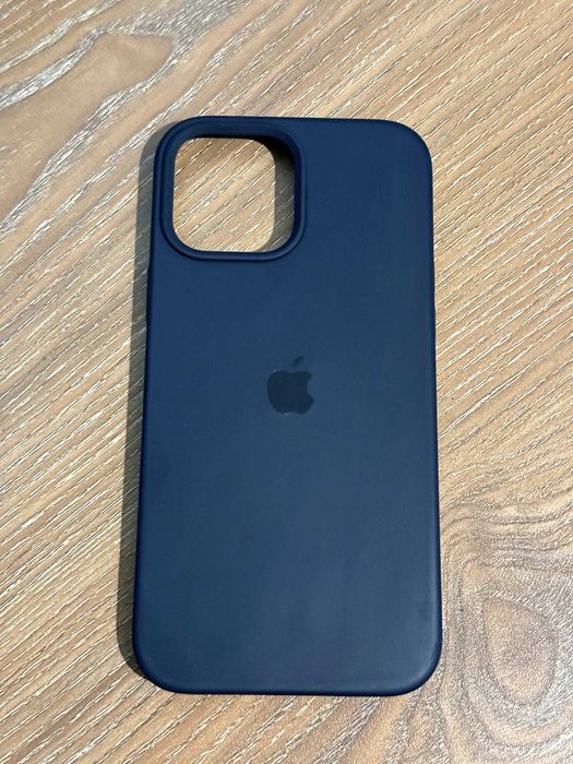 Capa Apple em Silicone Azul Marinho para iPhone 13 Pro Max