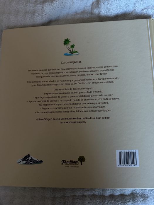 Livro “viaja!”. Novo