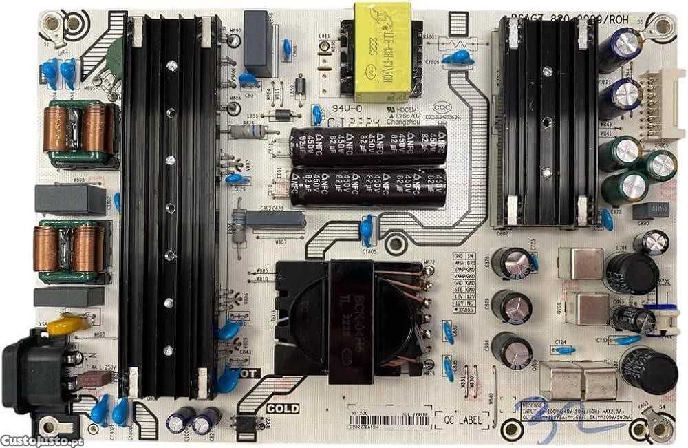 rsag7.820.9999/roh  fonte de alimentaçao tv led smart hisense 65a62g