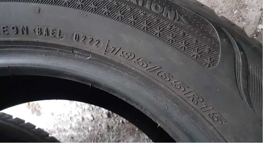 195/65/15--ROADSTONE--2022r--bieznik--5-6mm--opony--WIELOSEZONOWE