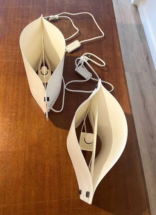 2 candeeiros de mesa de cabeceira “Vela” by Samuel Parker