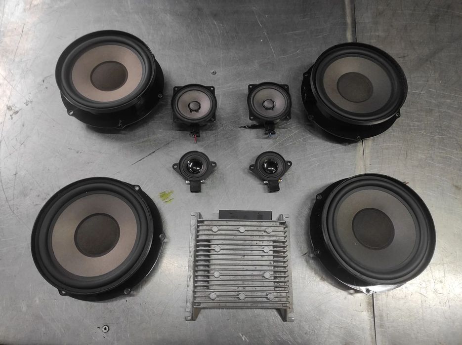 SKODA SUPERB 2 SOUND SYSTEM ZESTAW KOMPLETU GŁOŚNIKÓW ORAZ WZMACNIACZA 3T0035411D 3T003541E 3T0035411F 3T0035456 2OHM 4OHM WYSYŁKA !!!