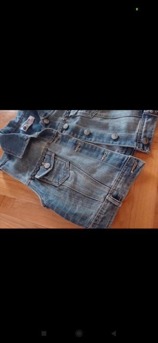Kamizelka dżinsowa jeans Terranova r. S