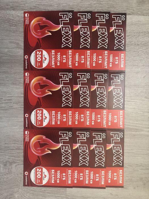 Стартові Пакети Vodafone/ Нові з Першим місяцем  включно !