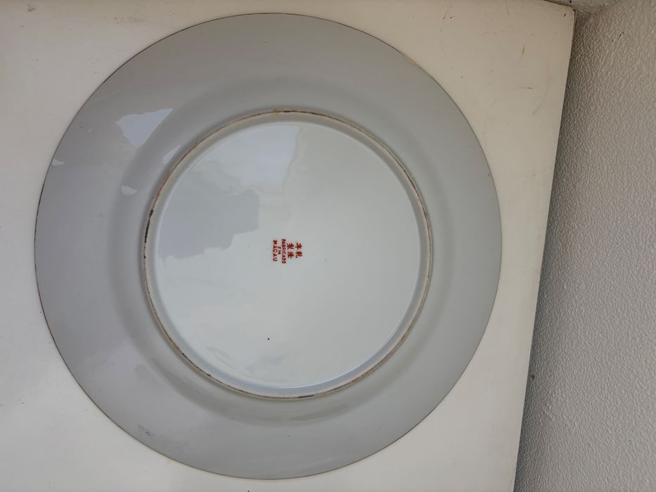 Prato de porcelana chines antiga