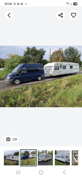 Kamping Roma caravans 820 dedykowana Bently, zamiana