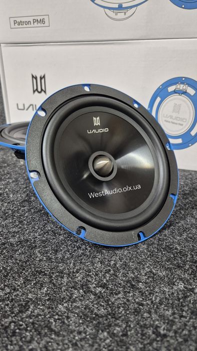 16см Мідбаси UAudio PM6 130Вт  динаміки в авто колонки автозвук акустика сабвуфер ціна за пару