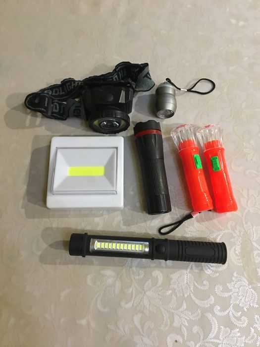 Ліхтарики з акумуляторами  за все 250грн
