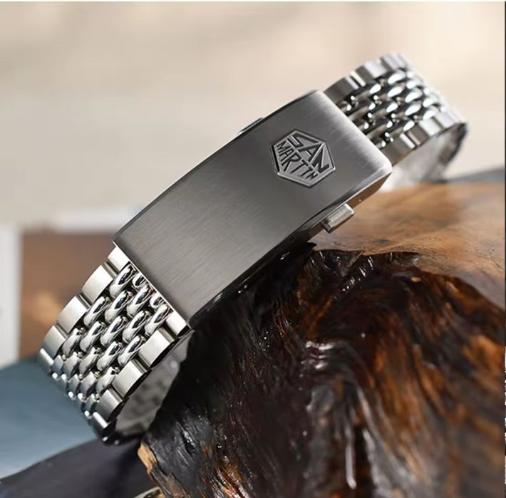 Bransoleta San Martin 20mm Beads of Rice stal 316L