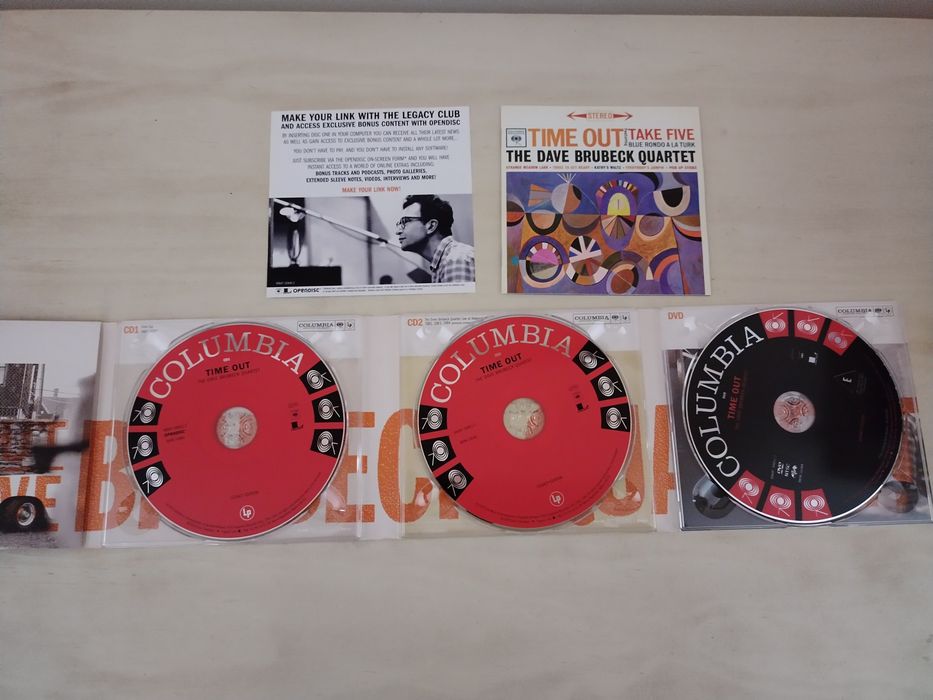 Dave Brubeck Quartet TAKE FIVE 2xCD+1xDVD Ed 50 anniversary