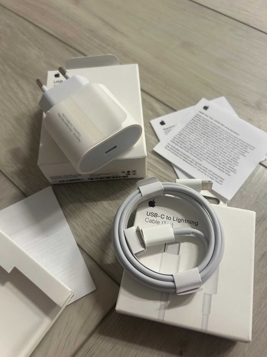 Apple швидкісна зарядка 20w 1м Lightning лайтинг для iphone айфона