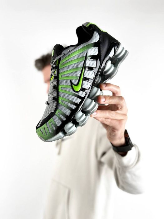 Кроссовки мужские летние Nike Shox TL сетка  EU 41-45р Wolf