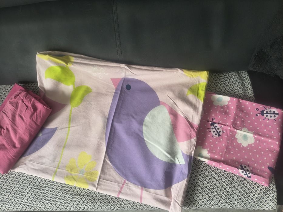 Pościel dla dziewczynki 130x200 +prześcieradło