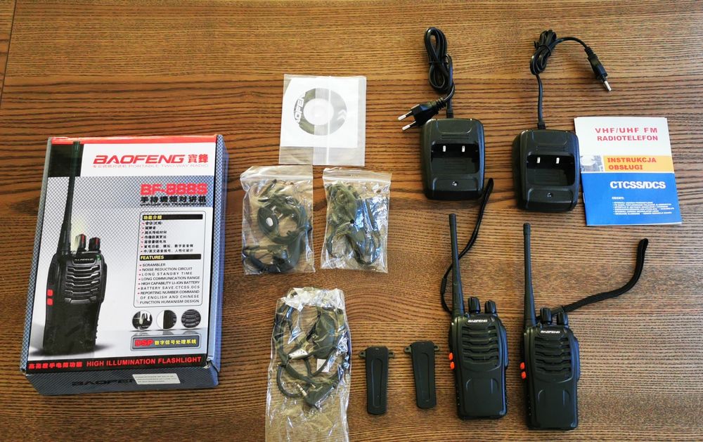 Krótkofalówki Baofeng BF-888S 2szt.