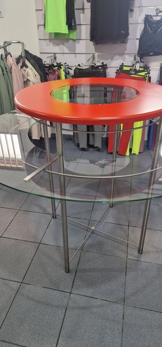 Mesa de vidro para loja