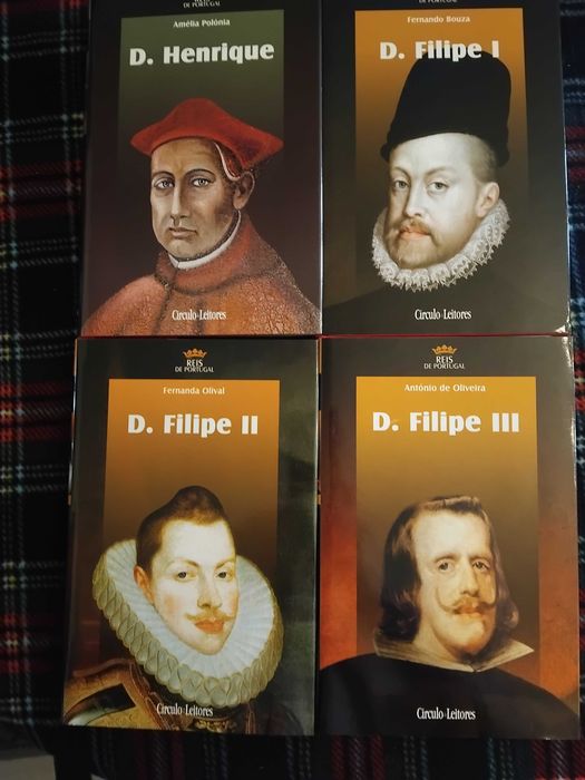 34 Livros de História: REIS DE PORTUGAL - Editora Círculo de Leitores